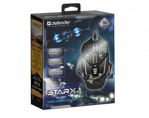 Проводная игровая мышь Defender sTarx GM-390L, 52390