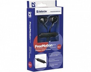 Bluetooth стереогарнитура Defender FreeMotion B655, черные, 63655 recommended