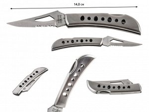 Складной нож с серрейтором Frost Cutlery Hawkeye Pocket Knife (США) (Крафтовые ножи от американских брендов непосредственно от производителя. Очень вкусная цена по акции, но количество ножей ограничен