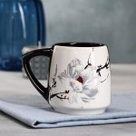 Кружка &quot;Треуголка&quot;, деколь весна, 0.4 л, микс