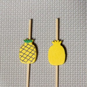 Шпажки Доляна «Озорной ананас», 12 см, набор 25 шт