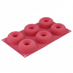 Форма для приготовления пончиков Donuts 7,5 см силиконовая