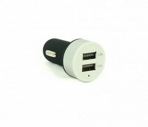 АЗУ-2USB 2А/1А Alluminium черный