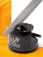 AxWild Ножеточка однозонная с вакуумным креплением к столу графитовая