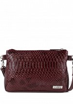 Модель №1025 | кожзам | змея | бордовый | Р756-3 | 28120