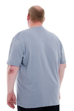Мужская футболка КУЛИРКА - V  серый