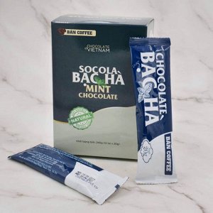 Горячий шоколад с мятой Socola Bac ha, 12 стиков, 240 g