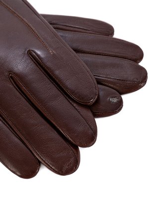 ELEGANZZA Перчатки мужские ш+каш. TOUCH F-IS3149 d.brown #Темно-коричневый