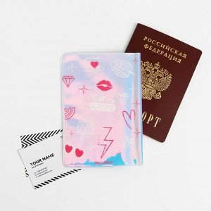 Голографичная паспортная обложка "Инстанутая"