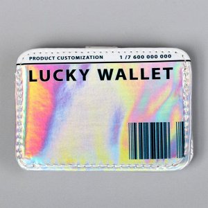 Kapтхoлдep Lucky wallet c зaжuмoм, 10 х 7,5 cм