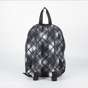 Рюкзак молодежный Luris 809 Викинг 38*30*14, 2 отдела на молнии, 2 н/кармана, серый