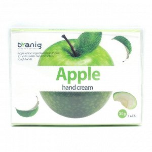 Branig Apple Hand Cream 6 Set Набор кремов для рук яблоко, 6шт*30гр