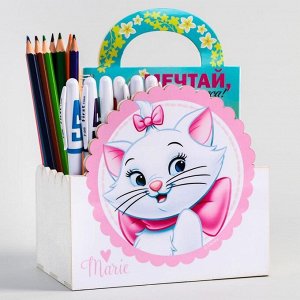 Органайзер для канцелярии, 15x10x8 см, «Коты аристократы»