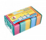 Губка для посуды по 5шт МАКСИ [DOMINA] 10*6,5*3,5см