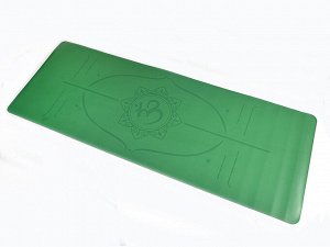 Коврик для йоги PU 183*68 *04 см с разметкой