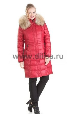 Пальто с мехом Mishele 9917-1_Р (Красный D8)