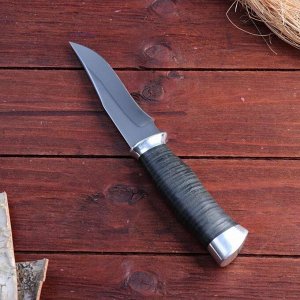 Нож охотничий «Персидский» Н17, ст. ЭИ107, рукоять дюраль, кожа, 23,5 см
