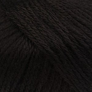 Пряжа "Baby Wool *L" 20% кашемир, 40% меринос. шерсть, 40% акрил 100м/50гр (803 чёрный)