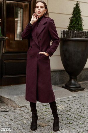 Элегантное шерстяное пальто