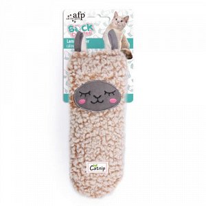 All For Paws Игрушка д/кош Sock Носок Лама c кош.мятой 24*8*3см (1/48)