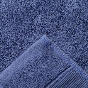 Полотенце махровое Этель «Уют» 35*75 см, цв. синий 100% хл, 600 гр/м2