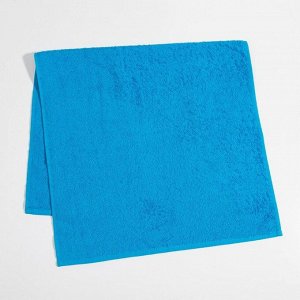 Полотенце в корзинке Этель «Модник» 50x90см, цв. голубой, 100% xл