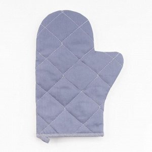Варежка-прихватка With love, 20x28 см, саржа, 100% хлопок, ватин 250 г/м²