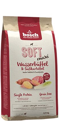 Bosch Soft Maxi с буйволом и бататом полувлажный корм для собак 1 кг