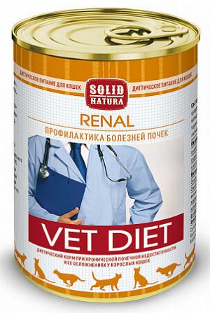 Solid Natura Vet диета влажный корм для кошек 0,34 кг