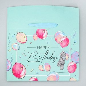 Пакет-коробка "Happy Birthday", Me To You, 20 x 28 x 13 см