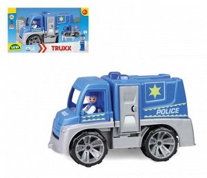Lena 4455 Полицейская машина "TRUXX" с аксессуарами в подарочной уп. (29 см)