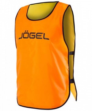 Jögel Манишка двухсторонняя Reversible Bib, детский, оранжевый/лаймовый