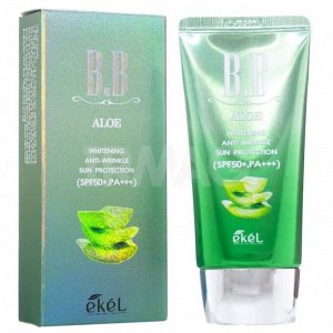 Ekel cosmetics Антивозрастной ВВ крем с экстрактом алоэ c SPF 50+/PA+++, 50 мл.