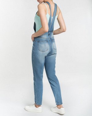 Комбинезон джинсовый жен. (000050)Светло-синий,29