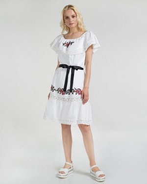Платье жен. (000000)кипенно-белый