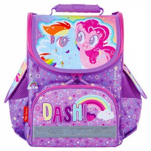 Ранец TIGER FAMILY для начальной школы, Nature Quest, "Rainbow Dash & Pinkie Pie", ЛИЦЕНЗИЯ, 35х31х19 см, 228969, TGNQ-042A