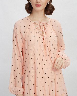 Платье жен. (001433)розово-черный