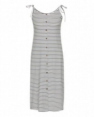 Платье жен. (002200) черно-белый