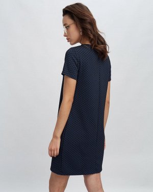 Платье жен. (006382)черно-синий