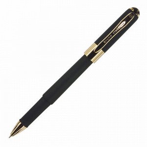Ручка шариковая BRUNO VISCONTI "Monaco", черный корпус, узел 0,5 мм, линия письма 0,3 мм, синяя, 20-0125/01
