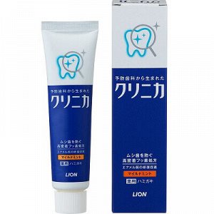 Зубная паста Lion "Clinica Mild Mint" комплексного действия легкий аромат мяты 30 гр