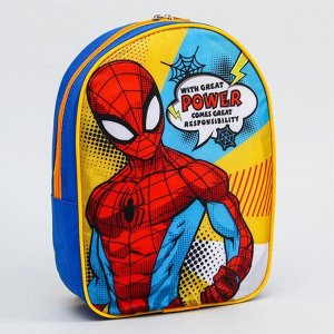 Рюкзак Человек-Паук, 21 x 26 см, отдел на молнии, MARVEL