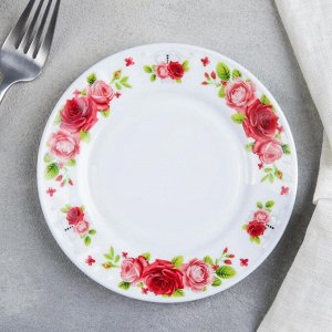 Тарелка пирожковая Доляна «Поэзия роз», 15 см