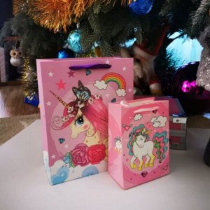 Пакет подарочный маленький
