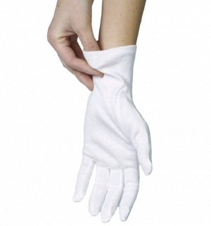 Белые хлопковые перчатки