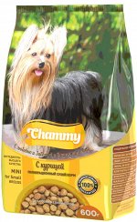 Chammy полнорационный для собак мелких пород с Курицей 0,6кг *12