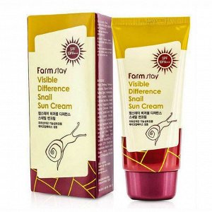 Visible Difference Snail Sun Cream Spf50 Pa+++ Солнцезащитный крем