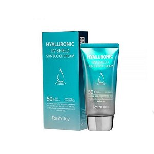 Hyaluronic Uv Shield Sun Block Cream солнцезащитный крем для лица с гиалуроновой кислотой.