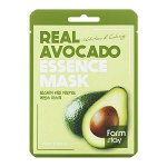 Тканевая маска с авокадо FARMSTAY REAL AVOCADO ESSENCE MASK