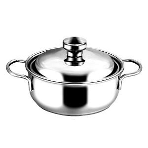 Кастрюля Кастрюля нерж Классика 1,5л мет/кр ТМ АМЕТ
Посуда предназначена для приготовления пищи, долговечна и неприхотлива в эксплуатации. Изготавливается из нержавеющей (коррозионностойкой) стали  со